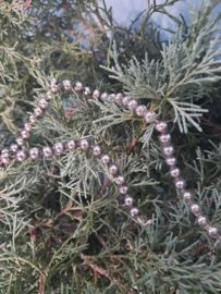 Glazen kerstslinger 80 cm.