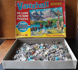 JIGSAW PUZZLE – Vauxhall SERIES DE LUXE JIG_SAW PUZZLE – CANADIAN MOUNTIES – jaren ‘60