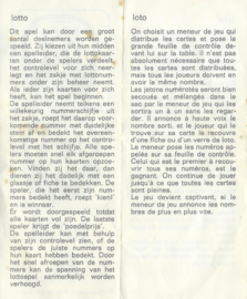 LOTTO Het Oud-Hollandse kienspel! (INCOMPLEET) – 1975