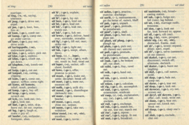 KRITZINGER SE MINI – woordeboek Afrikaans . Engels Engels . Afrikaans - 1976