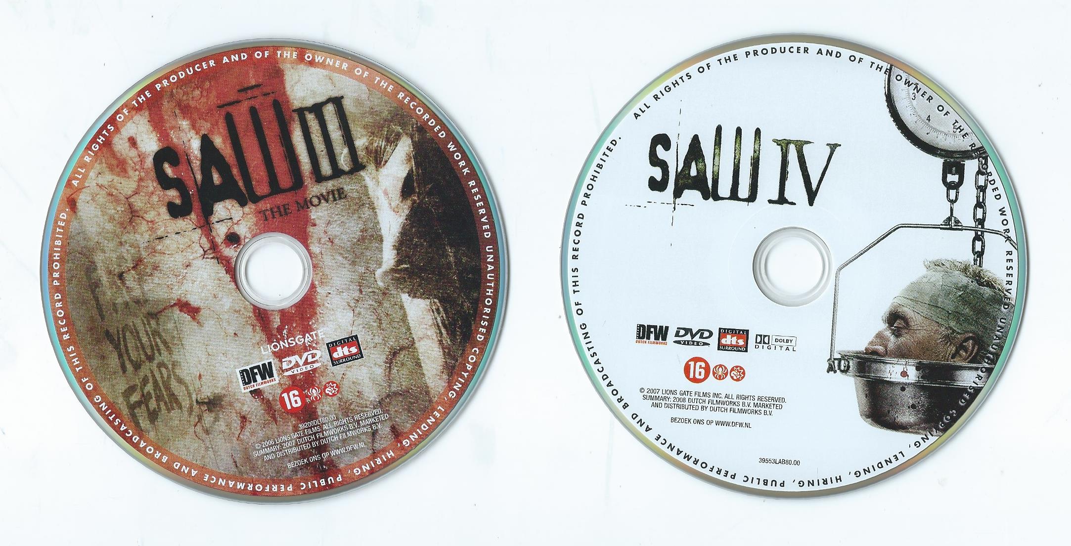 DVD – UNRATED SAW COLLECTION SAW I-V - 2009