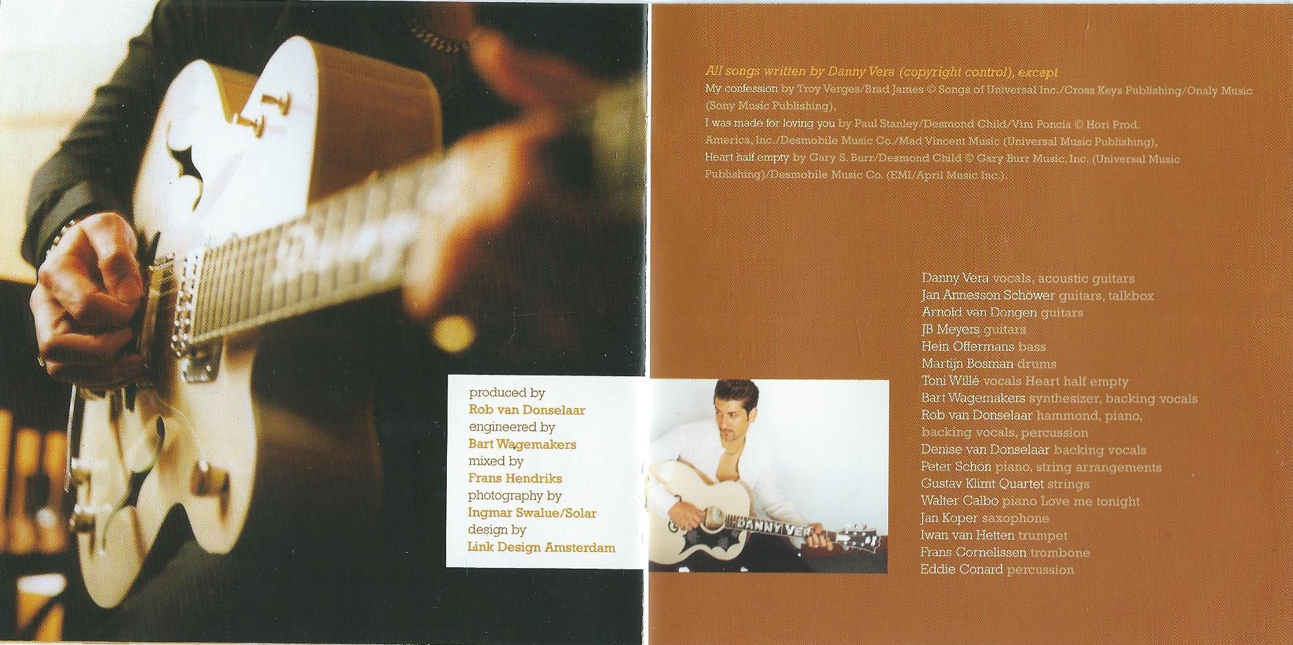 CD – danny vera – For the light in your eyes - 2002