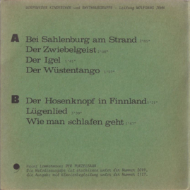 WORPSWEDER KINDERCHOR – DER PURZELBAUM – 1970