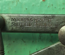vintage steekpasser - MOORE & WRIGHT