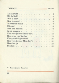 Piet en Nel - 1, 3 en 5 - Leonard Roggeveen – 1952- jaren ’60 – 3 stuks