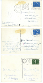 SET van 3 ansichtkaarten – ‘s-Gravenhage – 1953-1961
