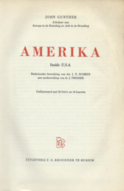 AMERIKA – JOHN GUNTHER - 1948