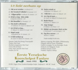 CD – “Ut liekt nerhuns op” – Eerste Yerseksche Koenckelpot Fanfare - 1996