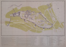 OFFICIAL MAP OF THE ALHAMBRA AND THE GENERALIFE - 1987