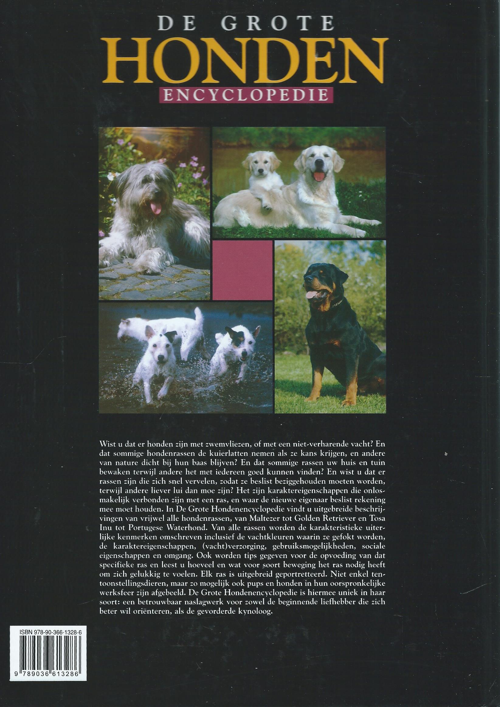DE GROTE HONDEN ENCYCLOPEDIE - Esther Verhoef - 2007