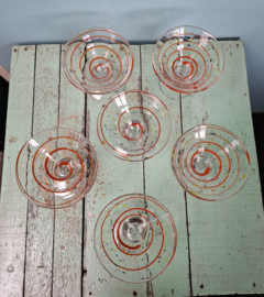 6 Cocktail/ dessertglazen