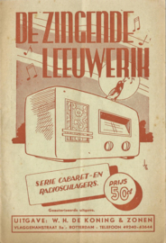 DE ZINGENDE LEEUWERIK - SERIE CABARET- EN RADIOSCHLAGERS – ca. 1950