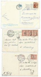 SET van 3 ansichtkaarten – Groot-Brittannië – 1907, 1909, 1976