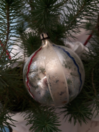 Kerstbal streepje