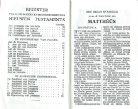 HET NIEUWE TESTAMENT OF ALLE BOEKEN DES NIEUWEN VERBONDS ... - ca. 1933