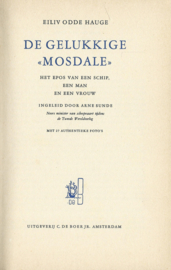 DE GELUKKIGE «MOSDALE» – EILIV ODDE HAUGE - 1956