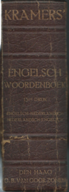 KRAMERS’ ENGELSCH WOORDENBOEK - ENGELSCH NEDERLANDSCH EN NEDERLANDSCH ENGELSCH - 1933