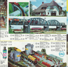 kibri Spoorwegtoebehoren - folder H0 + N – 1966