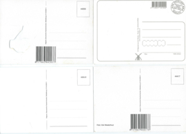 SET van 4 ansichtkaarten – Zeeland
