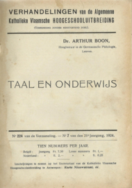 combinatie van 4 (taal-)boeken - A.. DE. BOECK pr. (2x), Dr. ARTHUR BOON en G. DE MUNCK – 1922-1924