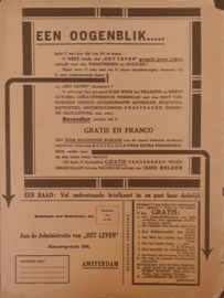 HET LEVEN GEILLUSTREERD – TWEEDE HUWELIJKSNUMMER - No. 3 - 1937