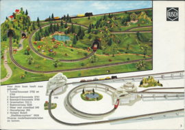 BUSCH - folder - baanoprit-bouwsets - tunnel-bouwsets nieuw - ca. 1966-1967