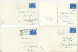 SET van 4 ansichtkaarten – ‘s-Gravenhage – 1947-1951