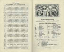 ROOMSCH-KATHOLIEK MIS- EN VESPERBOEK MET UITLEG – Dr. L.J. DAELEMAN - 1937