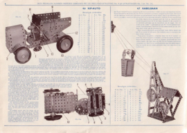 MECCANO - HANDLEIDING VOOR AANVULLINGSUITRUSTING No. 3A – 1956