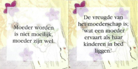 EEN KLEIN BOEKJE MET Gevoelvolle Spreukjes – VOOR DE LIEFSTE Moeder - 2001
