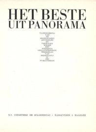 HET BESTE UIT PANORAMA – G. VERMEULEN - 1965