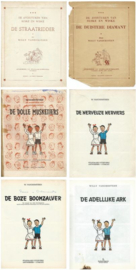 SUSKE EN WISKE – ‘RESTAURATIE OBJECTEN’ – 6 stuks – 1956-1979 (6)