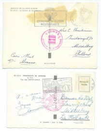 SET van 2 ansichtkaarten – Monaco