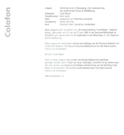 Zeeland droog – CAREL BLAZER – 1992