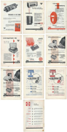 HOBBY bulletin - 10 stuks (1957,1958 en 1963)