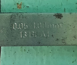 vintage voelermaatset – VIERASS – 13 BLATT