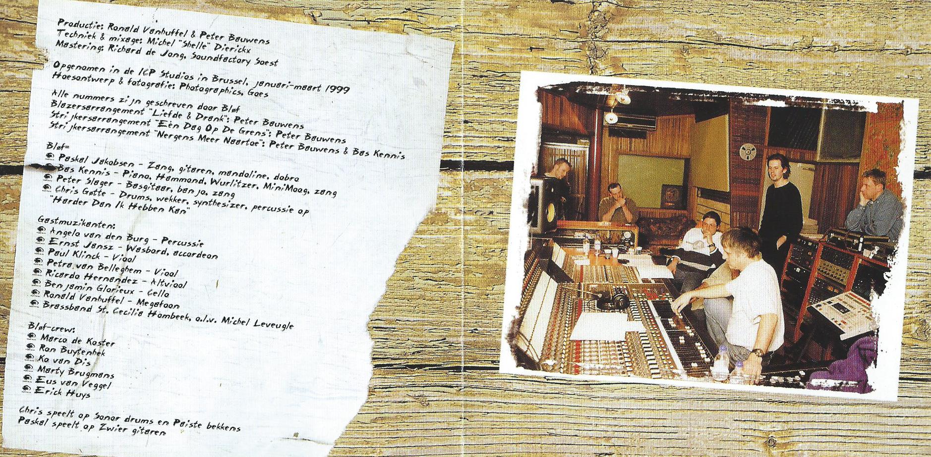 CD – BLØF – BOVEN - 1999
