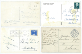 SET van 12 ansichtkaarten – diverse steden - o.a. 1915, 1946, 1947, 1953, 1957, 1963, 1964, 1970, 1975