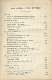MANUEL DE L’OFFICE DIVIN – 1935