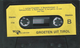 MC – Unknown Artist - GROETEN UIT TIROL  – jaren ‘80 (♪)