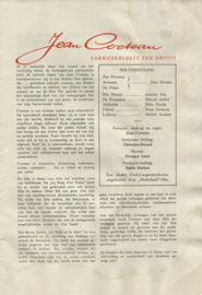 Het MEISJE en het MONSTER ("La Belle et la Bête") - informatieboekje – 1947