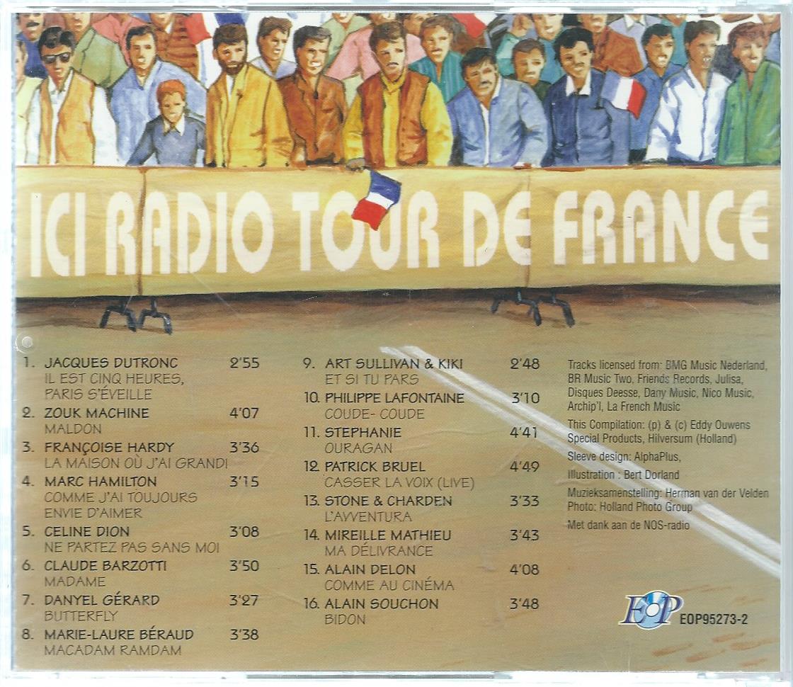 CD – Various - ICI RADIO TOUR DE FRANCE - 16 TOURTOPPERS