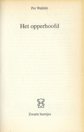 HET OPPERHOOFD – PER WAHLÖÖ - 1993