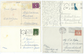 SET van 4 ansichtkaarten – Scheveningen – 1916-1961