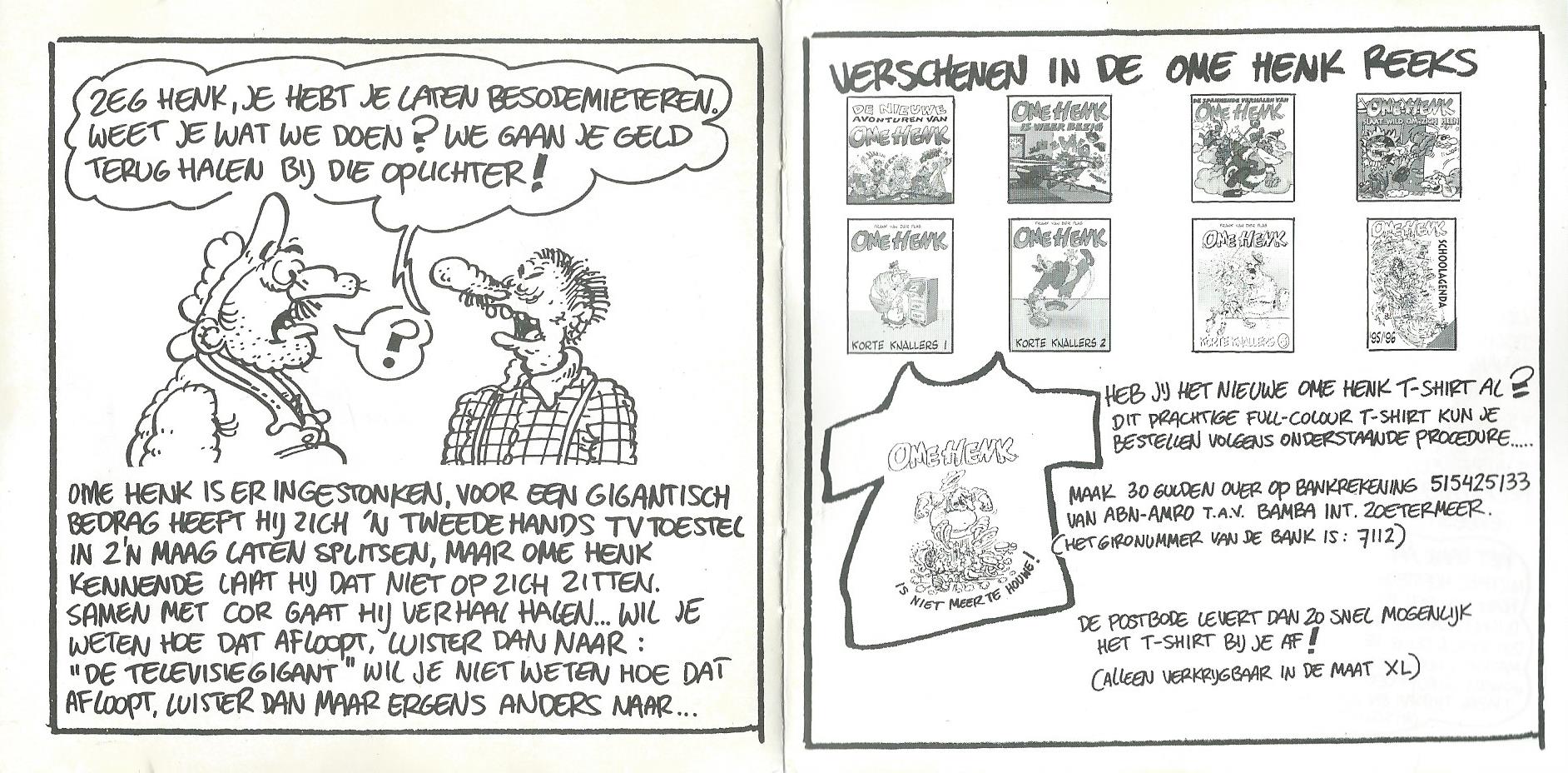 CD – OME HENK – OME HENK IS NIET MEER TE HOUWE ! - 1995