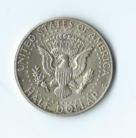 Kennedy Half Dollar, een Amerikaanse munt van 50 cent – 1964 - 1
