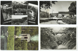 SET van 12 ansichtkaarten – diverse steden - o.a. 1912, 1950, 1954, 1957, 1959, 1963, 1964, 1965