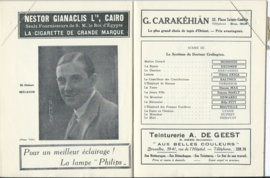 Programmaboekje Alhambra de Bruxelles:  “Bruxelles en Fleurs” - ca. 1926