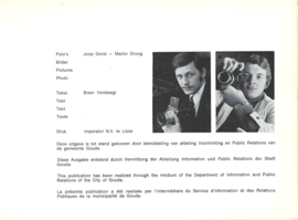 Gouda 700 jaar leven – Bram Versteegt – Joop Dorst – Martin Droog - 1972