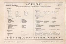ZWEMMEN – B. Planjer – jaren ’50-‘60